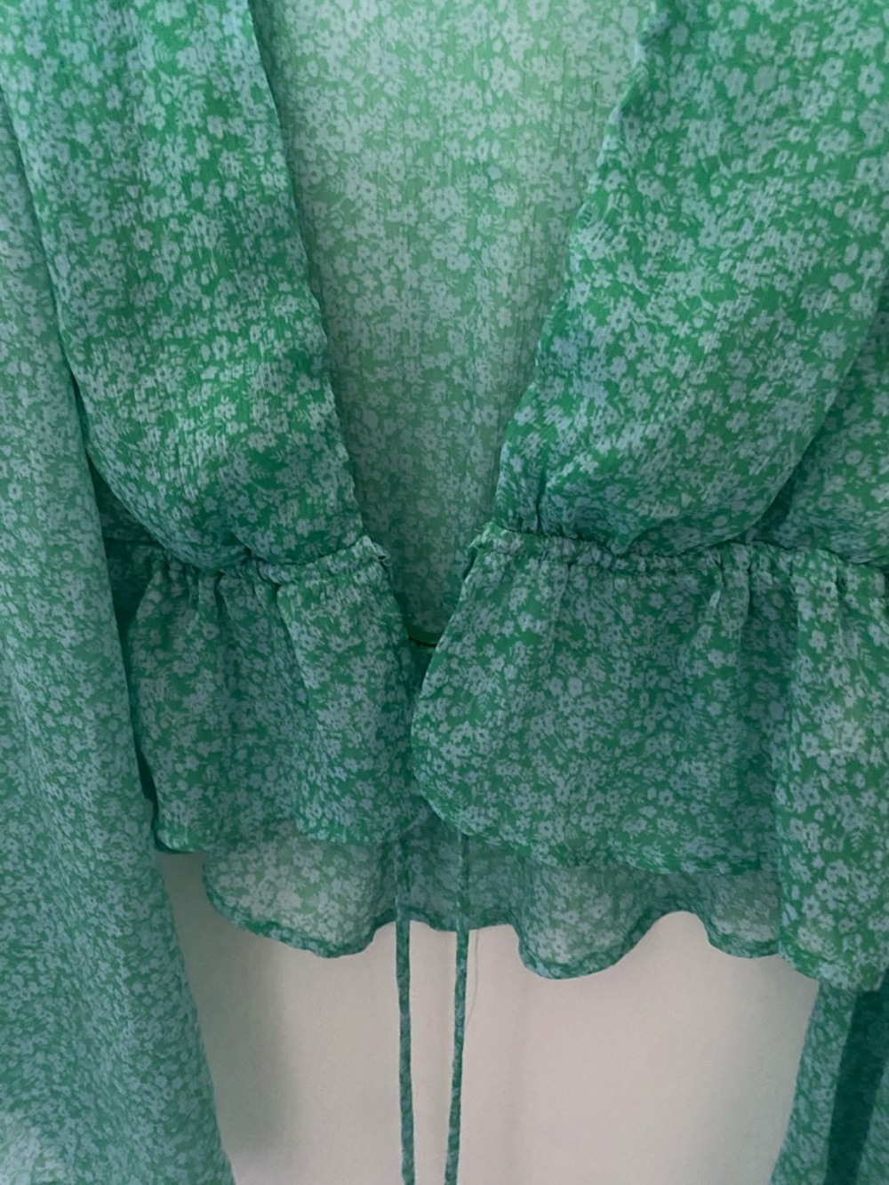 Wild Fable Floral Bell Sleeve Blouse - Picture 5 of 6